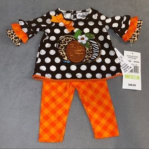Baby girl fall 2 piece set size 0-3 month